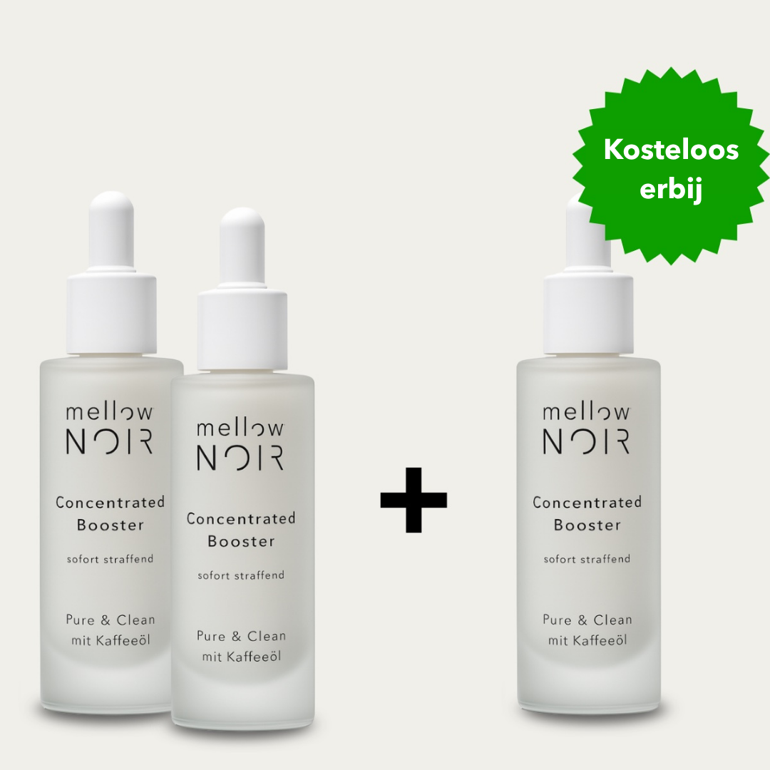 3× mellow NOIR Concentrated Booster – voordeelpakket